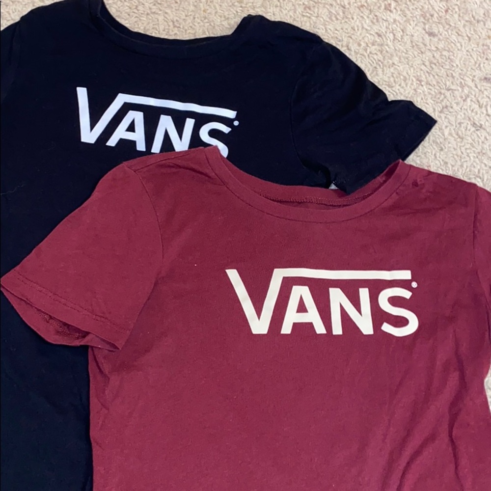 Two basic vans tees